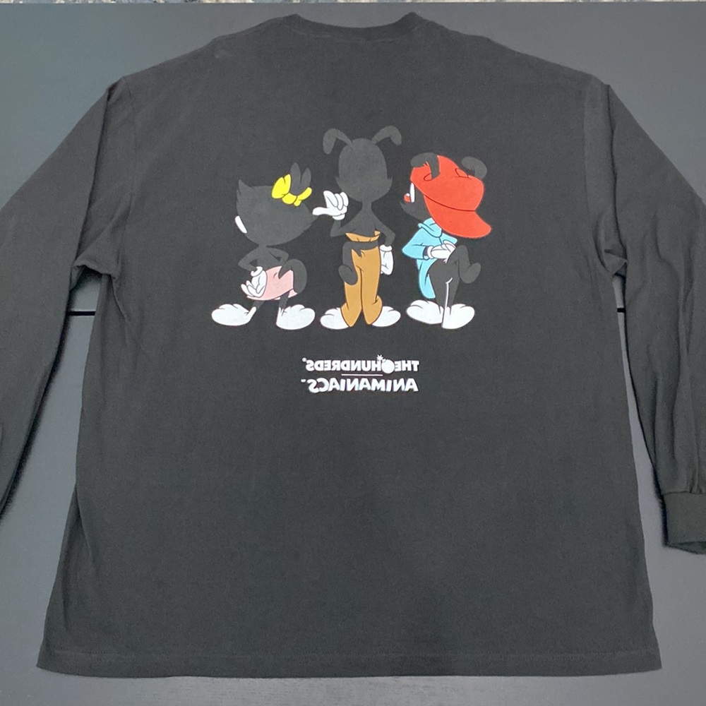 The Hundreds X Animaniacs Long Sleeve Black T-Shirt - 2XL - Picture 4 of 11